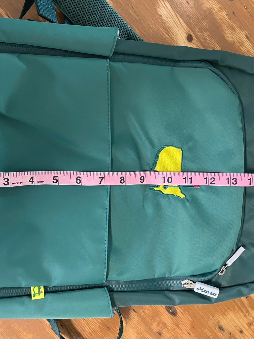 NWT Masters Green Golf Logo Backpack - Masters green